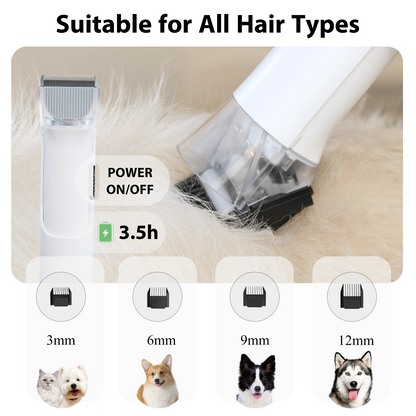 Nova P1 5-in-1 Pet Vacuum Grooming Kit