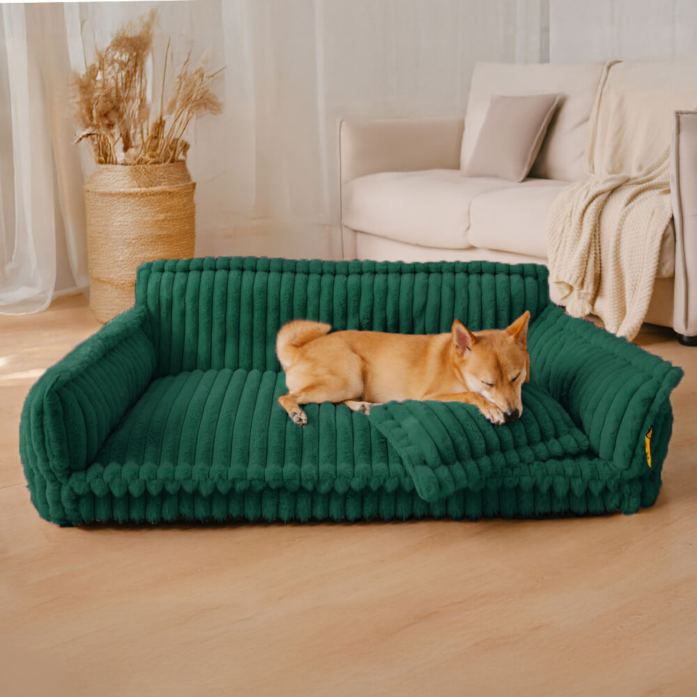 Large Washable Fluffy Orthopedic Soft Dog Pillow Dog Sofa Bed-Snoozy Dream