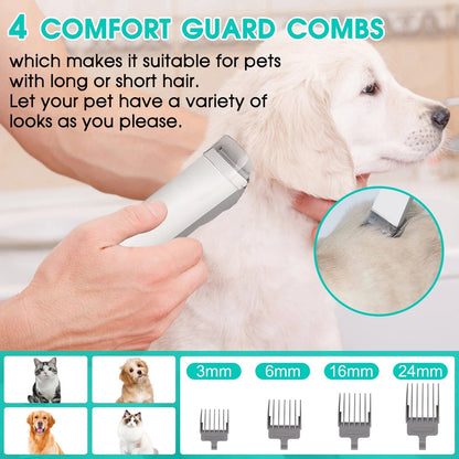 Pet Grooming Kit & Vacuum, 3 Suction Mode, 5 in 1- 2.5L