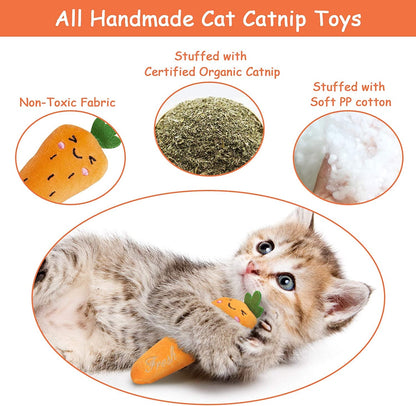 Veggies Catnip Toys Set