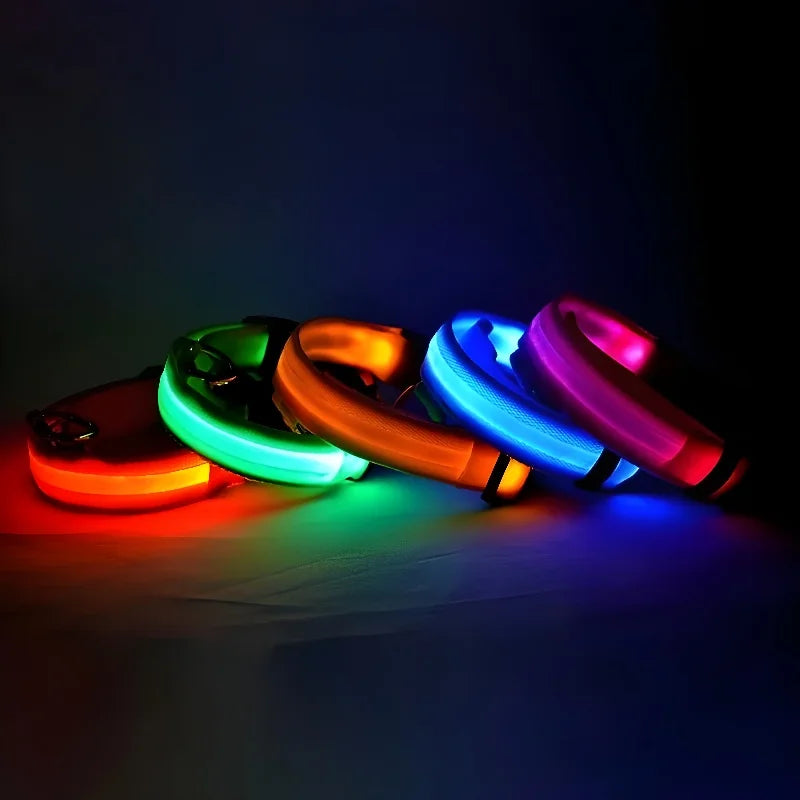 LED Glow Dog Collar for Security